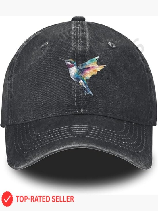 Vintage Washed Distressed Denim Trucker Hat Adjustable Baseball Cap Unisex main image 4